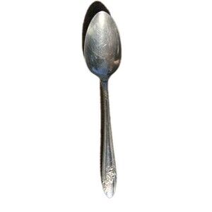 1 Vintage Oneida Community Tudor Queen Bess II Silver Plate 1946 Table Spoon 6"